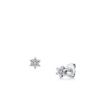 Orecchini Mirco Visconti Donna Orecchini fiore in Oro bianco Diamante 0.19 Ct BG52/30 - BG52/30